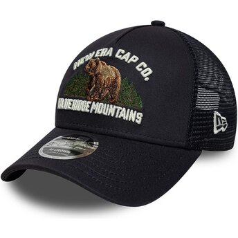 Lippikset kaareva rekka laivastonsininen snapback 9FORTY M-Crown A Frame Graphic Blue Ridge Mountains New Era