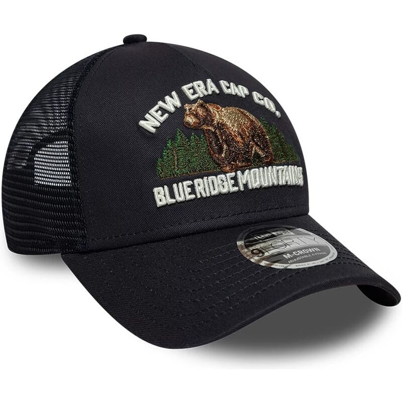 lippikset-kaareva-rekka-laivastonsininen-snapback-9forty-m-crown-a-frame-graphic-blue-ridge-mountains-new-era