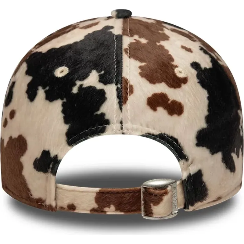 lippikset-kaareva-ruskea-saadettava-nauha-9twenty-animal-print-new-york-yankees-mlb-new-era