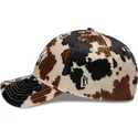 lippikset-kaareva-ruskea-saadettava-nauha-9twenty-animal-print-new-york-yankees-mlb-new-era