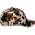 lippikset-kaareva-ruskea-saadettava-nauha-9twenty-animal-print-new-york-yankees-mlb-new-era