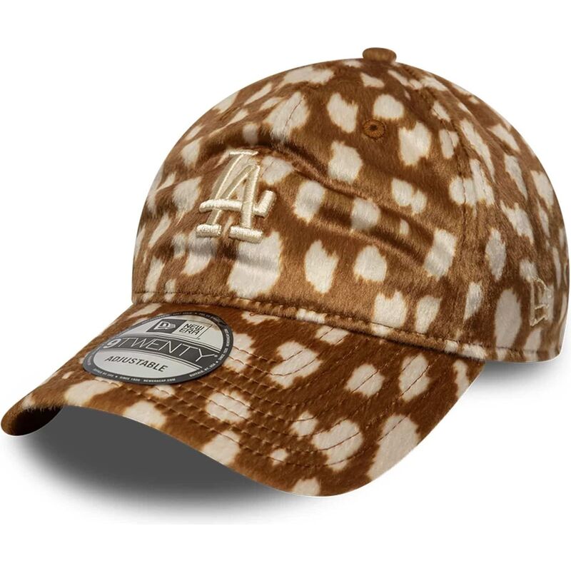 lippikset-kaareva-ruskea-saadettava-nauha-9twenty-animal-print-los-angeles-dodgers-mlb-new-era