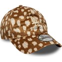 lippikset-kaareva-ruskea-saadettava-nauha-9twenty-animal-print-los-angeles-dodgers-mlb-new-era