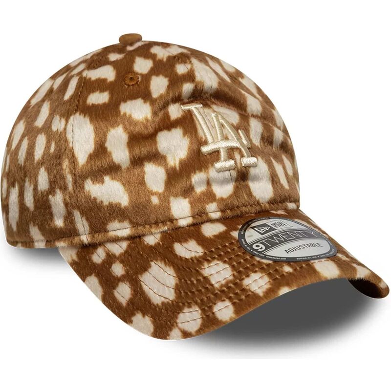 lippikset-kaareva-ruskea-saadettava-nauha-9twenty-animal-print-los-angeles-dodgers-mlb-new-era