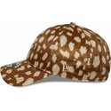 lippikset-kaareva-ruskea-saadettava-nauha-9twenty-animal-print-los-angeles-dodgers-mlb-new-era