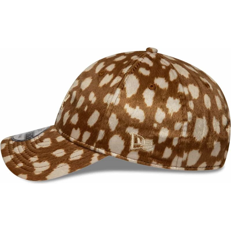 lippikset-kaareva-ruskea-saadettava-nauha-9twenty-animal-print-los-angeles-dodgers-mlb-new-era