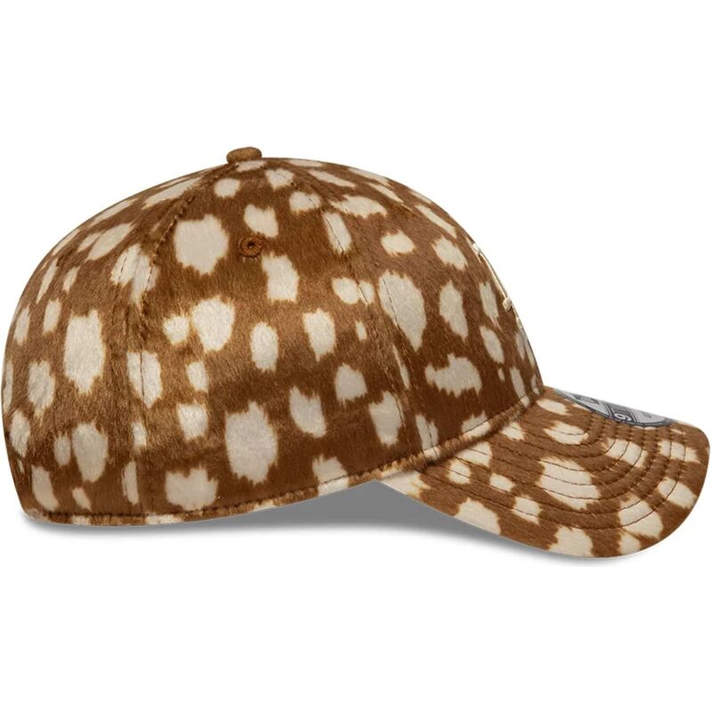 lippikset-kaareva-ruskea-saadettava-nauha-9twenty-animal-print-los-angeles-dodgers-mlb-new-era