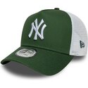 lippikset-kaareva-rekka-vihrea-snapback-a-frame-league-essential-new-york-yankees-mlb-new-era