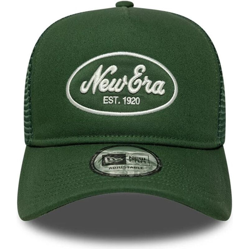 lippikset-kaareva-rekka-vihrea-snapback-a-frame-oval-patch-foam-new-era