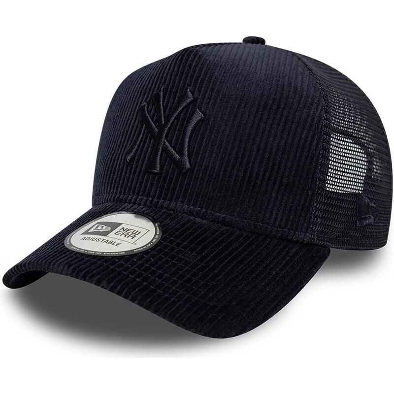 lippikset-kaareva-rekka-laivastonsininen-snapback-a-frame-tonal-cord-new-york-yankees-mlb-new-era