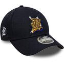 lippikset-kaareva-laivastonsininen-snapback-9forty-m-crown-a-frame-emblem-detroit-tigers-mlb-new-era