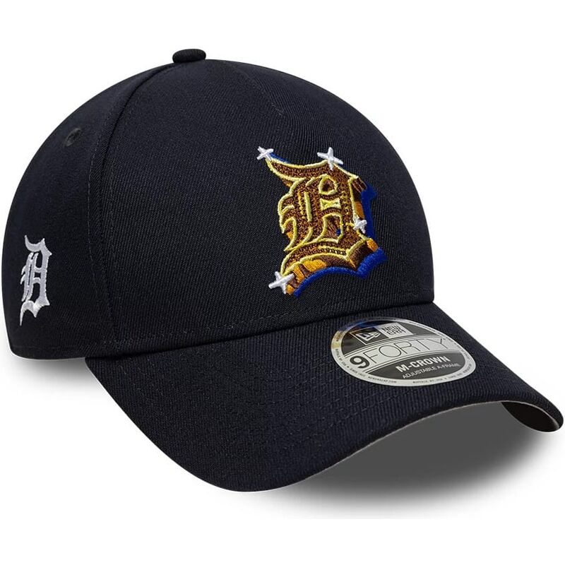 lippikset-kaareva-laivastonsininen-snapback-9forty-m-crown-a-frame-emblem-detroit-tigers-mlb-new-era