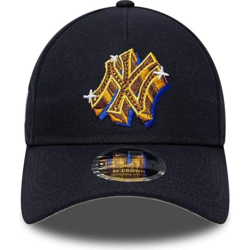 lippikset-kaareva-laivastonsininen-snapback-9forty-m-crown-a-frame-emblem-new-york-yankees-mlb-new-era