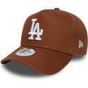 lippikset-kaareva-ruskea-snapback-e-frame-league-essential-los-angeles-dodgers-mlb-new-era