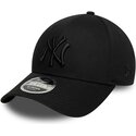 lippikset-kaareva-musta-snapback-9forty-m-crown-new-york-yankees-mlb-new-era