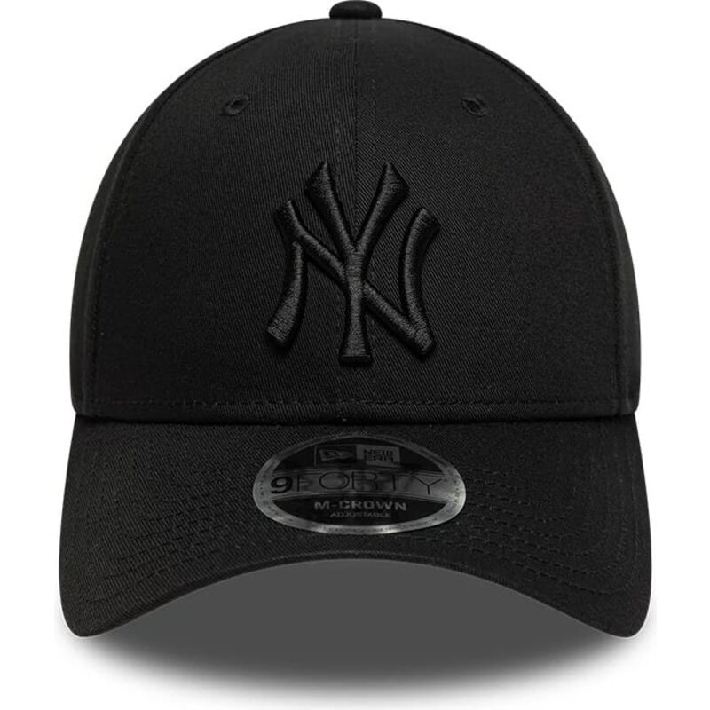 lippikset-kaareva-musta-snapback-9forty-m-crown-new-york-yankees-mlb-new-era