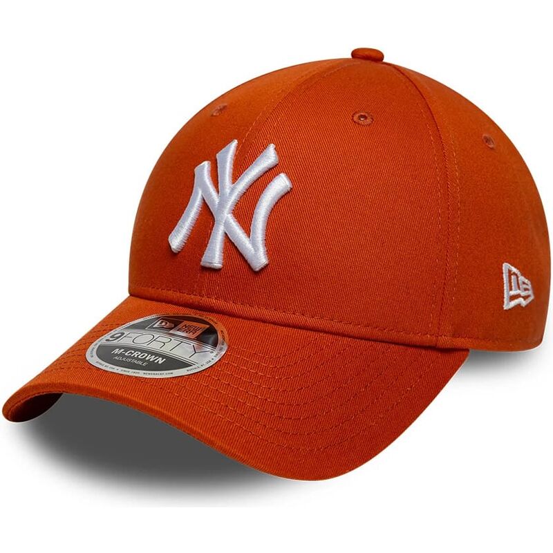 lippikset-kaareva-oranssi-snapback-9forty-m-crown-new-york-yankees-mlb-new-era