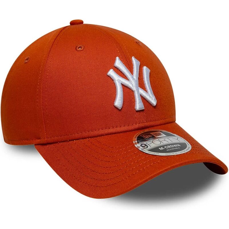 lippikset-kaareva-oranssi-snapback-9forty-m-crown-new-york-yankees-mlb-new-era