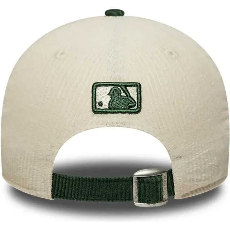 lippikset-kaareva-beige-snapback-9forty-m-crown-cord-los-angeles-dodgers-mlb-new-era