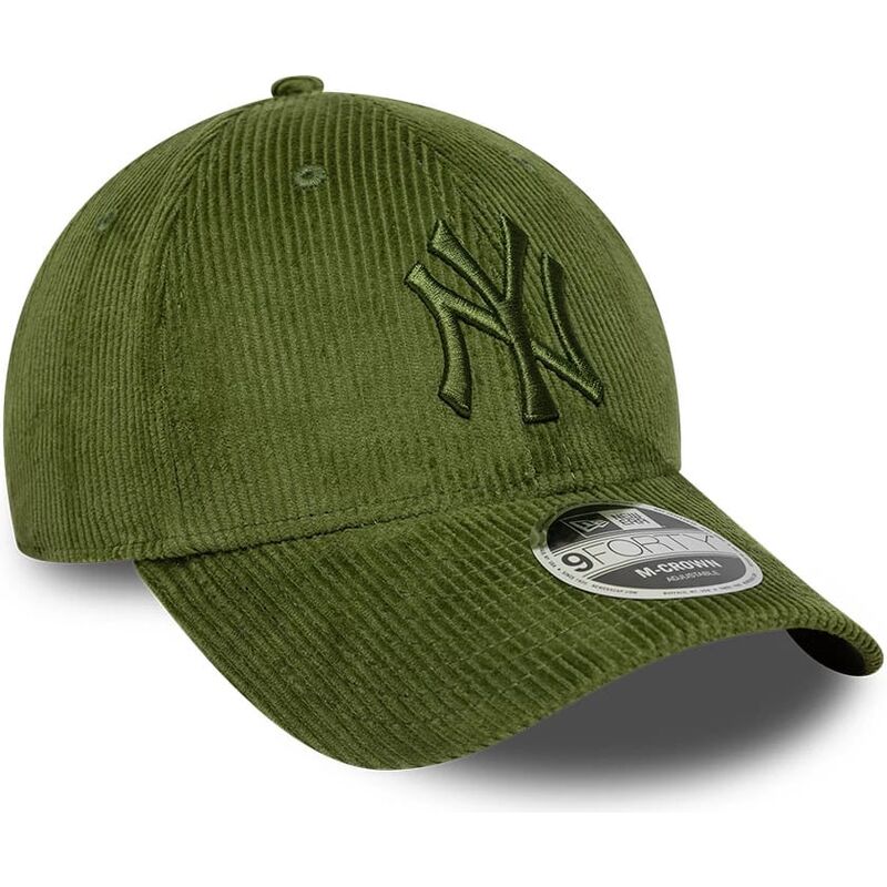 lippikset-kaareva-vihrea-saadettava-nauha-9forty-m-crown-cord-new-york-yankees-mlb-new-era