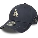 lippikset-kaareva-harmaa-saadettava-nauha-9forty-stitched-los-angeles-dodgers-mlb-new-era