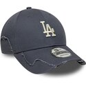 lippikset-kaareva-harmaa-saadettava-nauha-9forty-stitched-los-angeles-dodgers-mlb-new-era