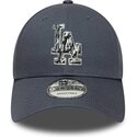 lippikset-kaareva-harmaa-saadettava-nauha-9forty-outline-camo-los-angeles-dodgers-mlb-new-era