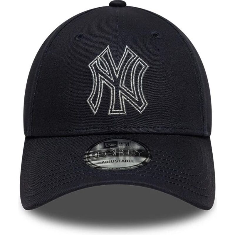 lippikset-kaareva-laivastonsininen-saadettava-nauha-9forty-metallic-outline-new-york-yankees-mlb-new-era lippikset-kaareva-laivastonsininen-saadettava-nauha-9forty-metallic-outline-new-york-yankees-mlb-new-era