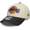 lippikset-kaareva-beige-saadettava-nauha-9forty-colour-block-los-angeles-lakers-nba-new-era