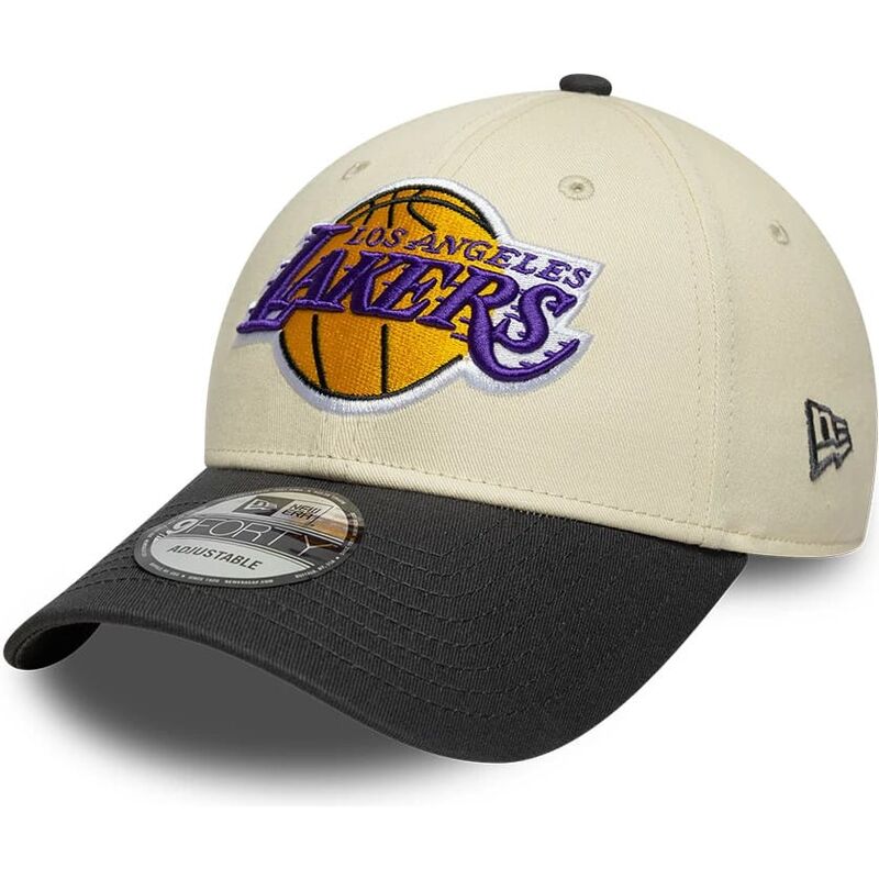lippikset-kaareva-beige-saadettava-nauha-9forty-colour-block-los-angeles-lakers-nba-new-era