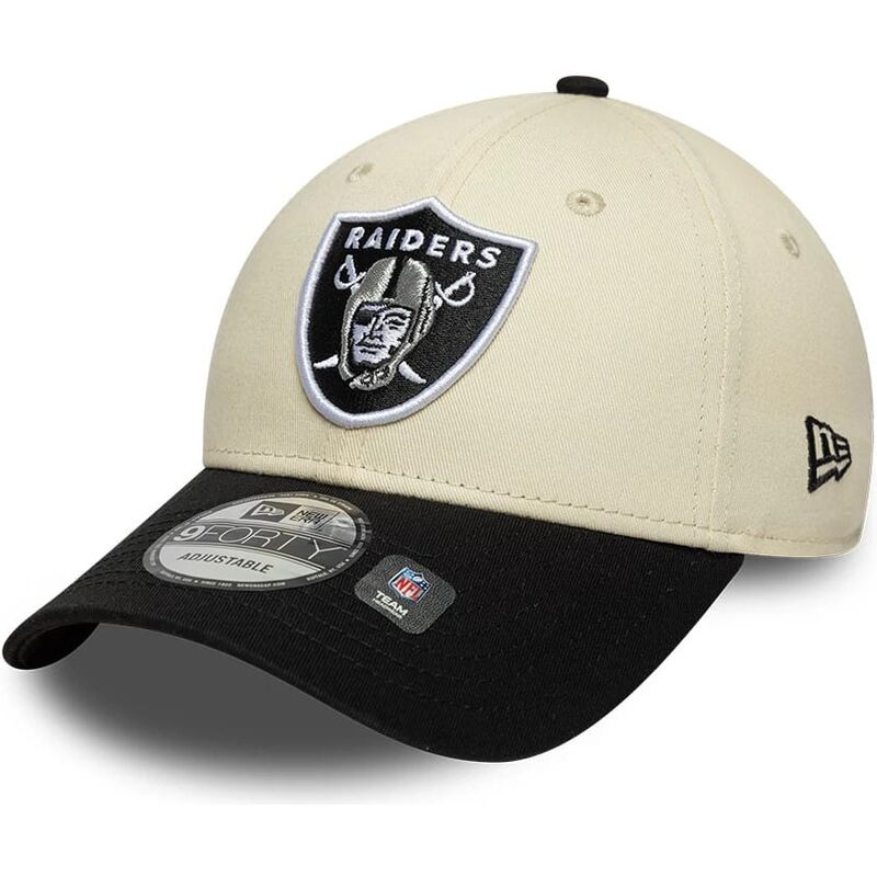 lippikset-kaareva-beige-saadettava-nauha-9forty-colour-block-las-vegas-raiders-nfl-new-era lippikset-kaareva-beige-saadettava-nauha-9forty-colour-block-las-vegas-raiders-nfl-new-era