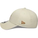 lippikset-kaareva-beige-saadettava-nauha-9forty-faux-pony-infill-los-angeles-dodgers-mlb-new-era