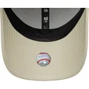 lippikset-kaareva-beige-saadettava-nauha-9forty-faux-pony-infill-los-angeles-dodgers-mlb-new-era