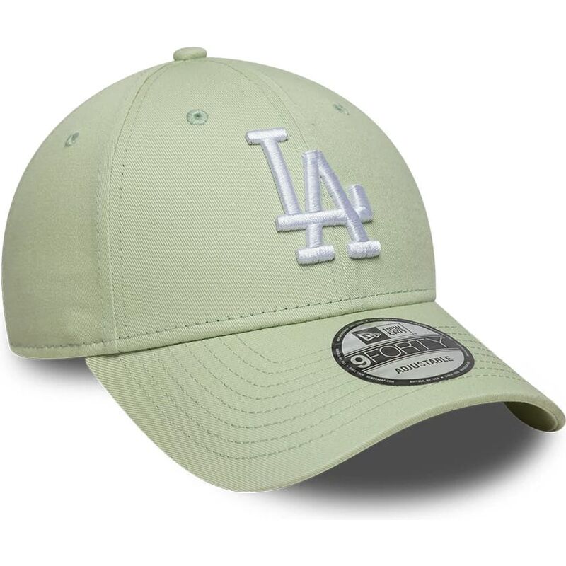 lippikset-kaareva-vihrea-saadettava-nauha-9forty-league-ess-9forty-league-essential-los-angeles-dodgers-mlb-new-era