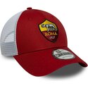 lippikset-kaareva-rekka-punainen-saadettava-nauha-9forty-league-associazione-sportiva-roma-serie-a-new-era