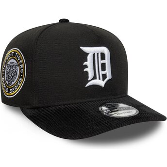 Lippikset kaareva musta snapback 19TWENTY Cooperstown Cord Detroit Tigers MLB New Era