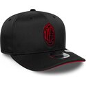 lippikset-kaareva-musta-snapback-9seventy-stretch-snap-fw-poly-ac-milan-serie-a-new-era