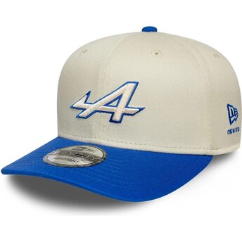 Lippikset kaareva beige snapback 9SEVENTY Stretch Snap Contrast Visor Alpine F1 Team Formula 1 New Era