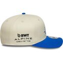 lippikset-kaareva-beige-snapback-9seventy-stretch-snap-contrast-visor-alpine-f1-team-formula-1-new-era