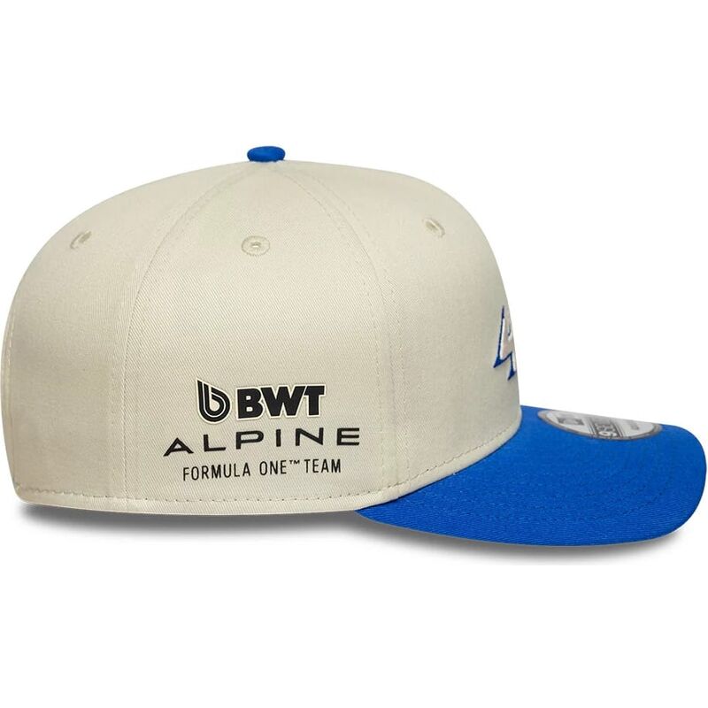 lippikset-kaareva-beige-snapback-9seventy-stretch-snap-contrast-visor-alpine-f1-team-formula-1-new-era