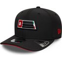 lippikset-kaareva-musta-snapback-9seventy-stretch-snap-patch-aprilia-piaggio-new-era
