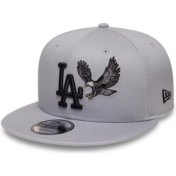 Lippikset litteä harmaa snapback 9FIFTY Outdoor Icon Los Angeles Dodgers MLB New Era