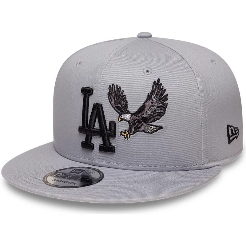 lippikset-littea-harmaa-snapback-9fifty-outdoor-icon-los-angeles-dodgers-mlb-new-era
