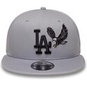 lippikset-littea-harmaa-snapback-9fifty-outdoor-icon-los-angeles-dodgers-mlb-new-era