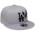 lippikset-littea-harmaa-snapback-9fifty-outdoor-icon-los-angeles-dodgers-mlb-new-era