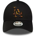 lippikset-kaareva-musta-saadettava-nauha-9forty-tort-infill-los-angeles-dodgers-mlb-new-era