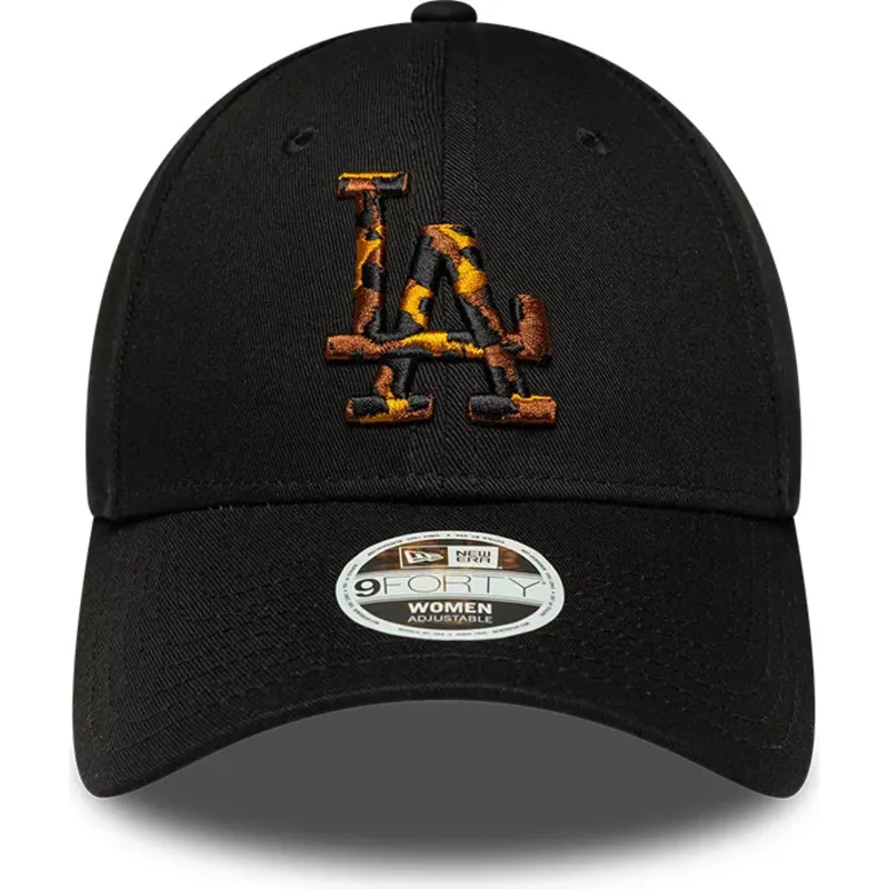 lippikset-kaareva-musta-saadettava-nauha-9forty-tort-infill-los-angeles-dodgers-mlb-new-era