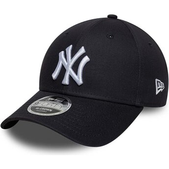 Lippikset kaareva laivastonsininen snapback 9FORTY M-Crown Side Script New York Yankees MLB New Era