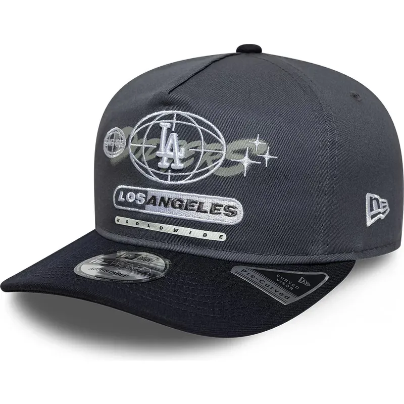 lippikset-kaareva-harmaa-snapback-19twenty-graphic-los-angeles-dodgers-mlb-new-era