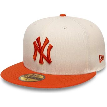 Lippikset litteä beige istuva 59FIFTY League Essential New York Yankees MLB New Era
